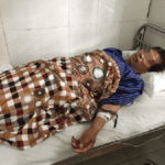 Bệnh nhân L.V.T đang điều trị tại Khoa Hồi sức cấp cứu BVĐK