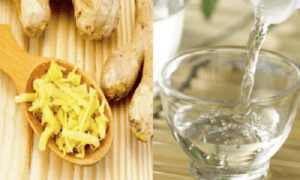 Đánh cảm bằng gừng rượu