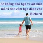 Vì bố đã hứa