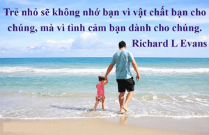 Vì bố đã hứa
